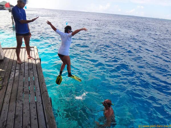 Stages pour apprendre à nager en vacance aux Maldives