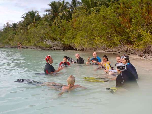 Stages pour apprendre à nager en vacance aux Maldives