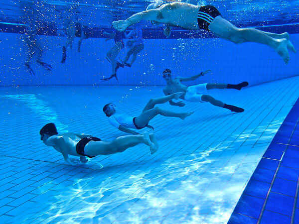 Cours de natation en stage soirée